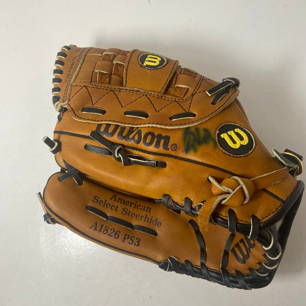 Wilson Pro Staff Baseball Glove A1826  Griptite Left Handed Steerhide Mitt EUC